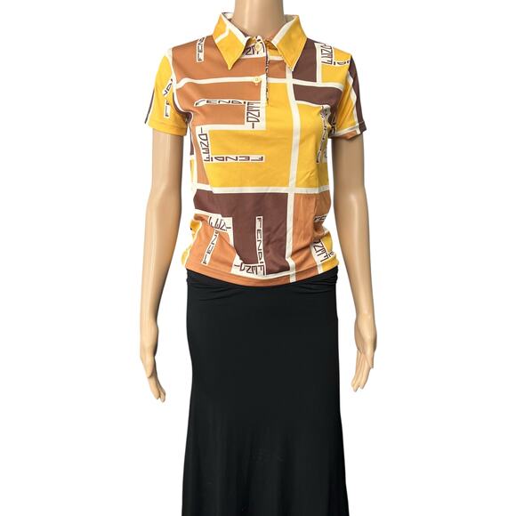 Fendi Vintage Polo Tee - Picture 1 of 8